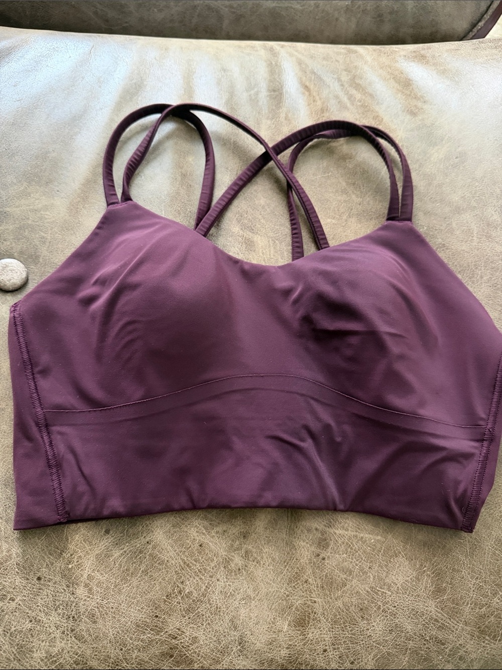 lululemon athletica Plum Cross-Back Sports Bra